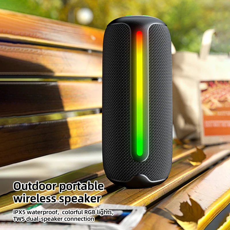 Moder Style Hot Tech Portable Gadgets Best Selling Mini Wireless BT Speaker With RGB Led Light Bluetooth Speakers