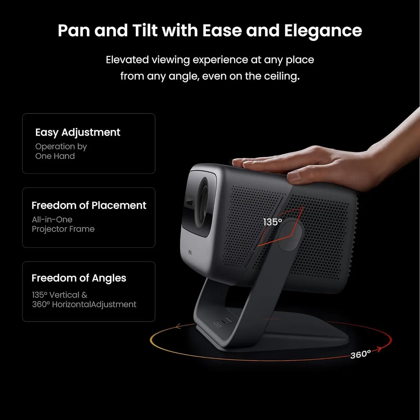 JmGO N1 Series 4K Triple RGB Laser Projector