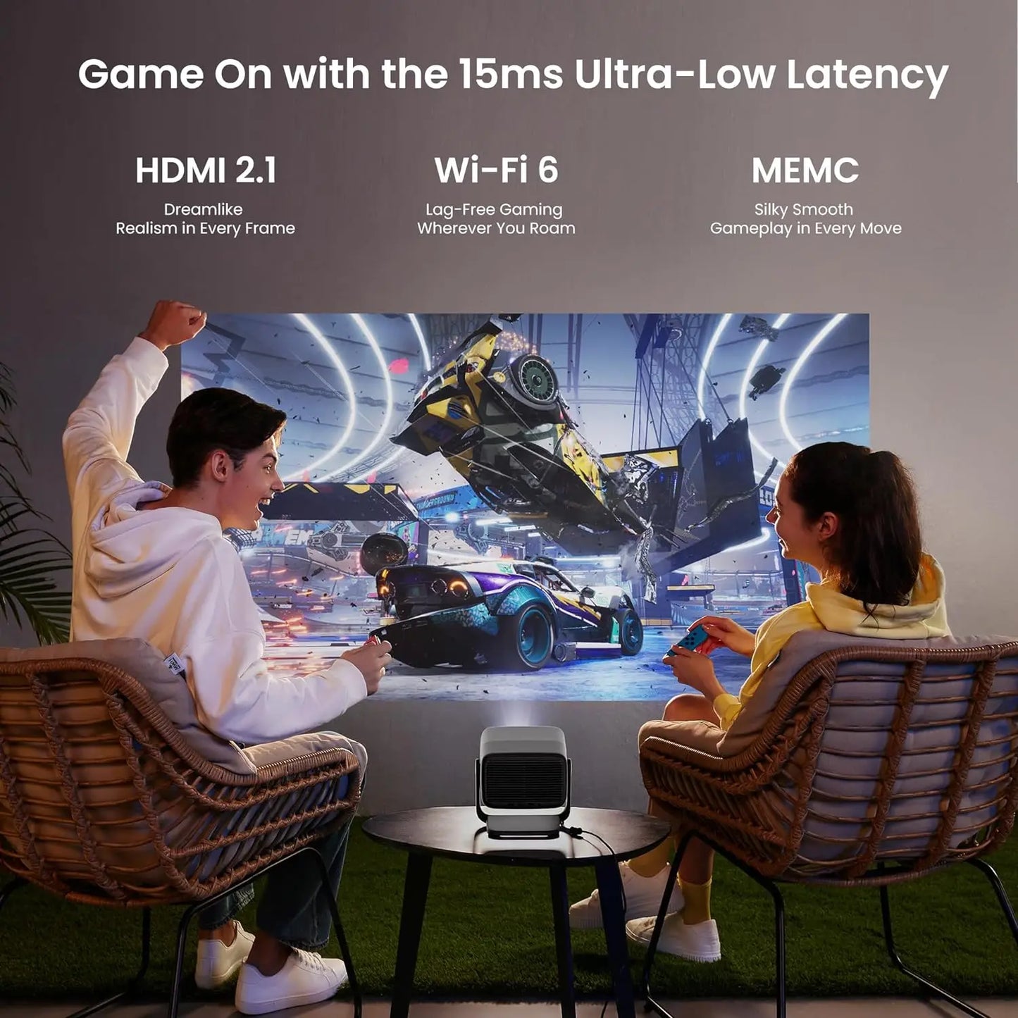 JmGO N1 Series 4K Triple RGB Laser Projector