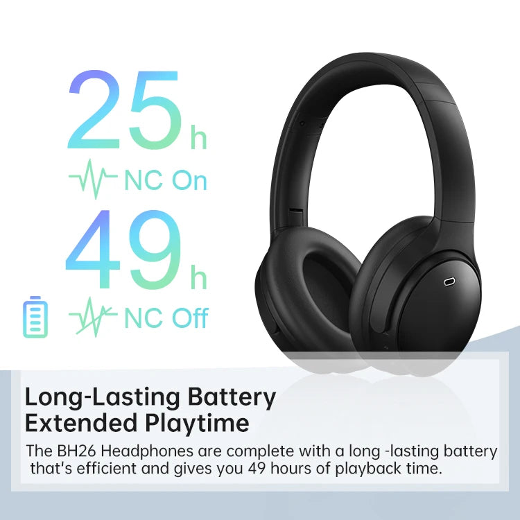 BH26 Bluetooth Noise-Canceling Headphones